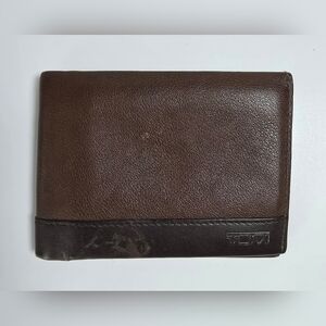 Tumi Bifold Men's Brown Leather Two Tone Wallet